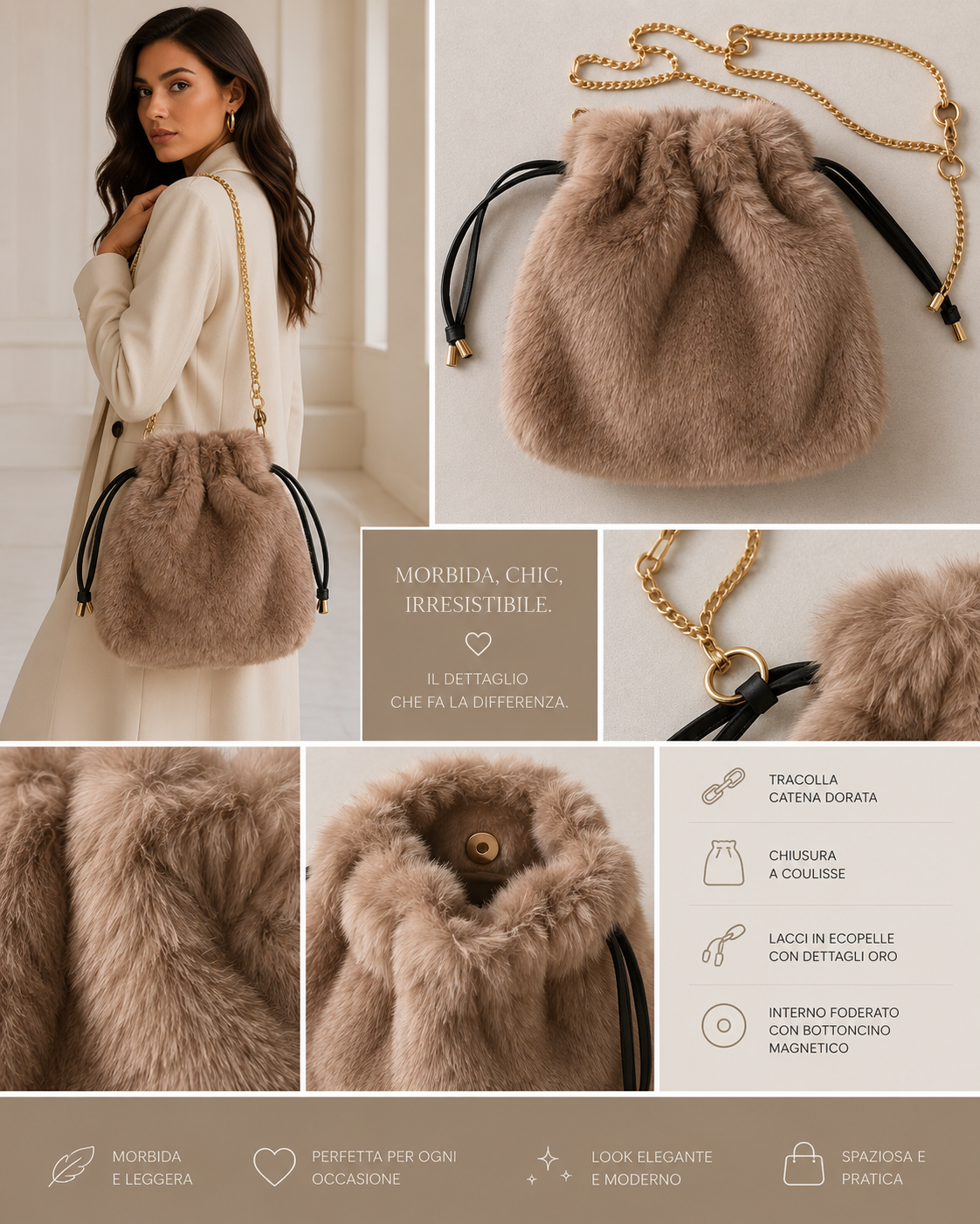 Borsa ECO FUR