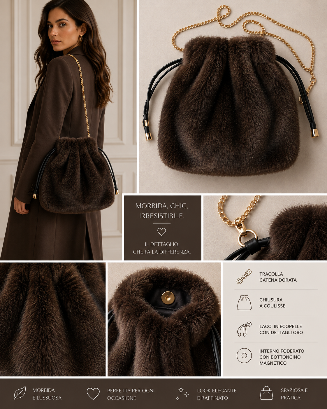 Borsa ECO FUR